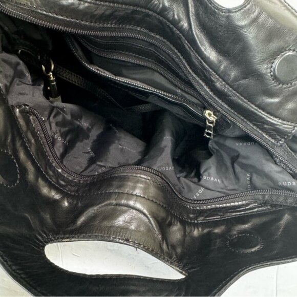 RUDSAK New Tote Bag Belt Shoulder Crossbody Nylon Leather Buckle Minimalist Ruch - Picture 6 of 16